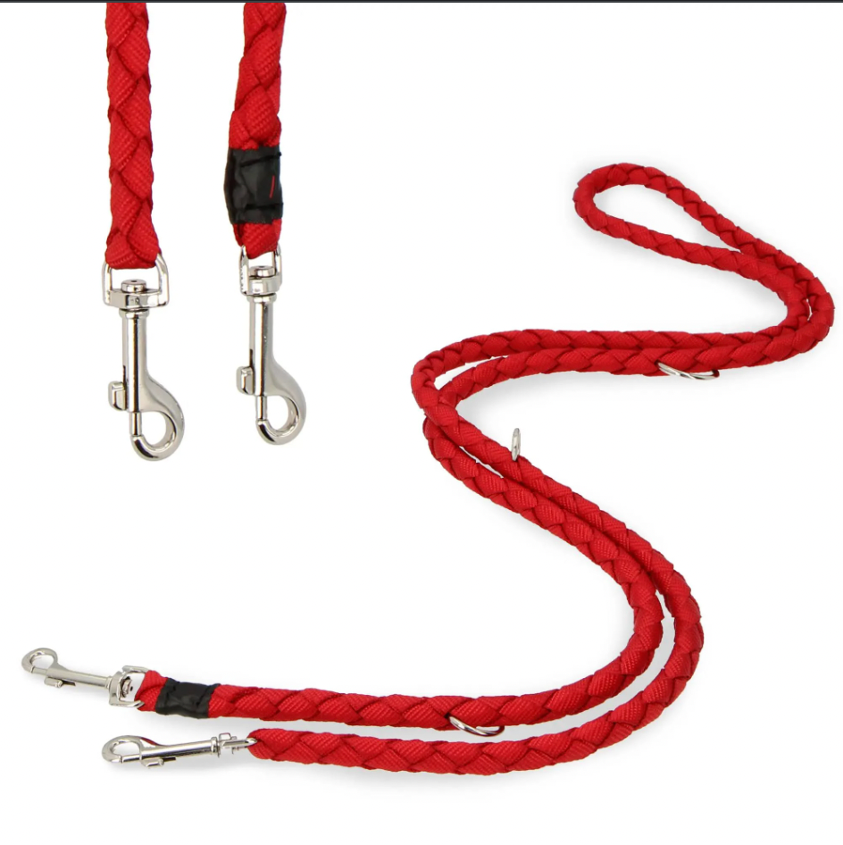 Hundeleine Cavo Einstellbar Rot
